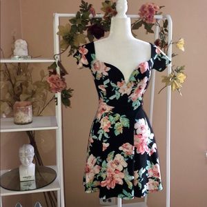 A’GACI Floral Cocktail Dress